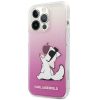 iPhone 14 Pro Max 6,7" Karl Lagerfeld Choupette eredeti pink telefontok