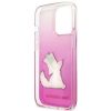 iPhone 14 Pro Max 6,7" Karl Lagerfeld Choupette eredeti pink telefontok