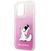 iPhone 14 Pro Max 6,7" Karl Lagerfeld Choupette eredeti pink telefontok