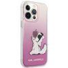 iPhone 14 Pro Max 6,7" Karl Lagerfeld Choupette eredeti pink telefontok