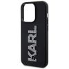 iPhone 15 PRO KARL LAGERFELD 3D Logo Glitter  fekete TOK