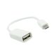 Adapter OTG USB A (female) do Micro USB (male) white