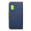 FANCY Book case for SAMSUNG XCOVER 5 navy / lime