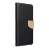 FANCY Book for SAMSUNG S22 ULTRA black / gold