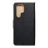 FANCY Book for SAMSUNG S22 ULTRA black / gold