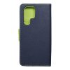 FANCY Book for SAMSUNG S22 ULTRA navy / lime