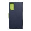 FANCY Book case for SAMSUNG M23 navy / lime