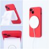 SILICONE MAG COVER case compatible with MagSafe for IPHONE 13 red