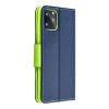 FANCY Book case for SAMSUNG A23 5G navy / lime