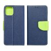 FANCY Book case for SAMSUNG A54 5G navy / lime