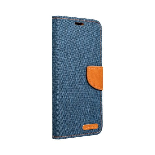 CANVAS Book case for SAMSUNG A14 4G / A14 5G navy blue