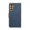 CANVAS Book case for SAMSUNG A14 4G / A14 5G navy blue