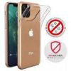 iPhone 11 Pro Max Forcell Antibakterial - átlátszó szilikon tok