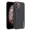 iPhone 11 Pro (5.8) Forcell Leather fekete telefontok