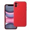 iPhone 11 Silicone Mag Cover Case piros telefontok