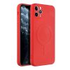 iPhone 11 Pro Max Silicone Mag Cover piros telefontok