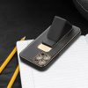 Samsung Galaxy A23 5G Leather Kickstand fekete telefontok