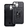 IPHONE 15 Pro-hoz fekete SLIDE ARMOR tok