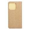 IPHONE 15 Pro arany LUNA Book Gold tok