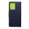 FANCY Book case for XIAOMI Redmi Note 12 Pro 5G navy / lime