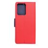 FANCY Book case for XIAOMI Redmi Note 12 Pro 5G red / navy