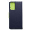 FANCY Book case for XIAOMI Redmi Note 12S navy / lime