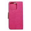 CANVAS Book case for IPHONE 15 Pro pink