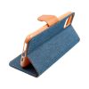 CANVAS Book case for SAMSUNG A35 5G navy blue