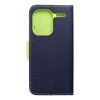 FANCY Book case for XIAOMI Redmi Note 13 Pro Plus 5G navy / lime