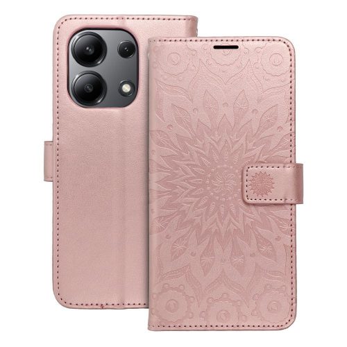 MEZZO Book case for XIAOMI Redmi Note 13 4G mandala rose gold