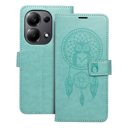 MEZZO Book case for XIAOMI Redmi Note 13 Pro 4G / POCO M6 Pro 4G dreamcatcher green