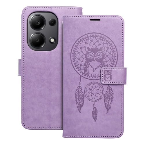 MEZZO Book case for XIAOMI Redmi Note 13 Pro 4G / POCO M6 Pro 4G dreamcatcher purple