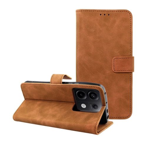 TENDER Book Case for XIAOMI Redmi Note 13 Pro 5G brown