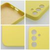 Case SILICONE 2mm for SAMSUNG A35 5G lemon