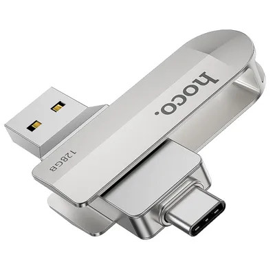 HOCO flash meghajtó Széles UD10 USB + Type C 128GB USB3.0