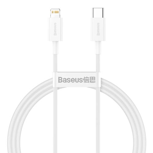 Baseus Superior USB Type-C - Lightning kábel PD 20W 1m fehér (CATLYS-A02)