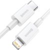 Baseus Superior USB Type-C - Lightning kábel PD 20W 1m fehér (CATLYS-A02)