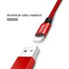 Baseus Yiven Nylon harisnyázott USB/ Lightning kábel 2A 1.8m piros