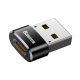 Baseus USB type-C to USB adapter fekete színben