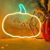 Neon PLEXI LED HAPPY PUMPKIN narancssárga zöld FPNE10 Forever Light