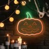 Neon PLEXI LED HAPPY PUMPKIN narancssárga zöld FPNE10 Forever Light