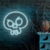 Neon PLEXI LED GRAFFITI SKULL türkiz FPNE15 Forever Light