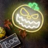 Neon PLEXI LED ANGRY PUMPKIN sárga fehér FPNE14 Forever Light