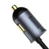 Baseus Share Univerzális szivargyújtós autós töltő 2xUSB + 2xTYPE C - QC PD 3.0 120W aljzattal