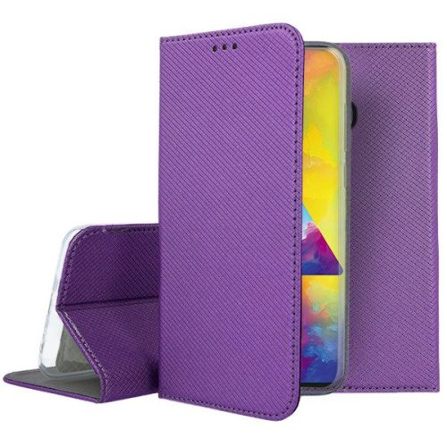 Samsung M20 Smart Book Case lila könyvtok