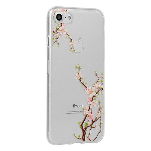 iPhone 11 Pro Max Telone Floral cseresznyevirág mintás szilikontok