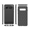 Huawei P40 Lite Back Case Carbon fekete telefontok