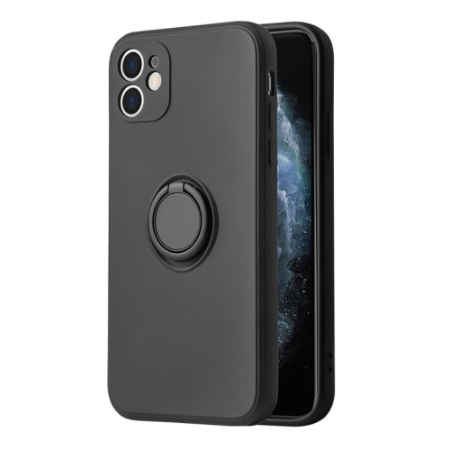 iPhone 12 Pro Max  Vennus szilikon gyűrű fekete