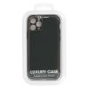 Samsung S22 Ultra Tel Protect Luxury Case fekete arany keretes telefontok