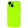 iPhone 12 Camshield Soft lime színű telefontok